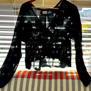 Aritzia Wilfred Sheer Blouse - Size Small